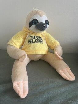 Plyšová hračka pre deti - leňochod s tričkom