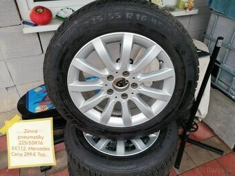 Zimné pneumatiky 225/55R16 5X112 Mercedes...