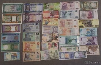 Unc bankovky mix Afrika (33 ks)