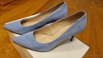 Elegantne lodičky Sergio Bardi kožené semišové