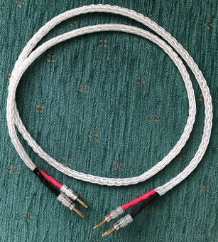 Reproduktorový kábel postriebrený