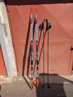 Bežky Rossignol Skate 180 + palice LEKI 155cm