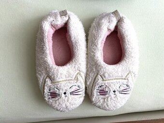 Teplé mačičkové papučky veľ. 34-35