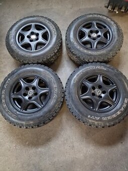 Alu disky VW T4 15"5×112 pneu 215/75r15