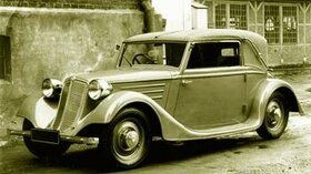 Tatra 75 Cabriolet chassis podvozok rok 1935 - 1