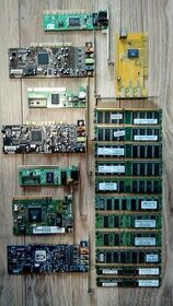PCI karty a DDR1 ramky spolu - 1