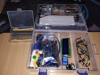Arduino Uno Kit + resistors + LCD I2C modul