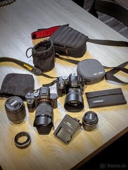 Sony A7 II + Nikon D3300 (+objektívy a filtre)