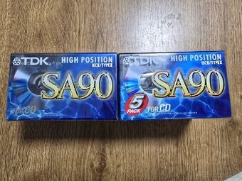 TDK SA90 audiokazety