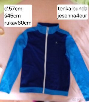 Predám detské tenké jesenné bundy od 5- 10 eur.