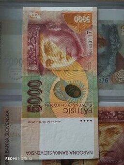 Predam 5000.korunu seriu H