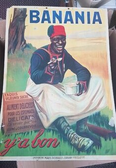 Kartónová retro reklama zachovala Banania - 1