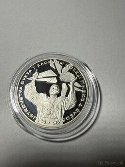 Strieborná medaila MS v ľadovom hokeji 2012 proof