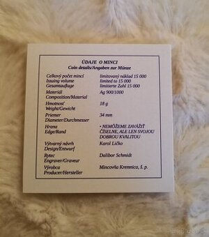 10 Eurová strieborná zberateľská minca