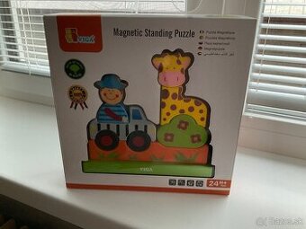 Magnetická drevená skladačka