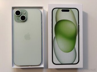 ✅iPhone 15 green 128gb v záruke✅