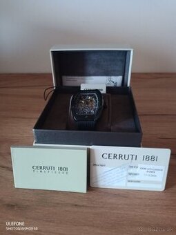 Hodinky Cerutti Ovaro Black