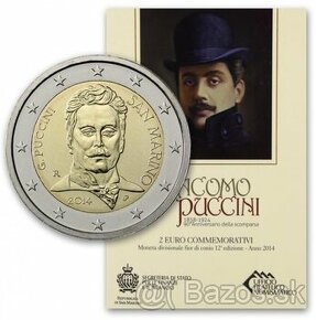 dve pamätné 2€ mince (San Marino 2017 + Vatican 2021)