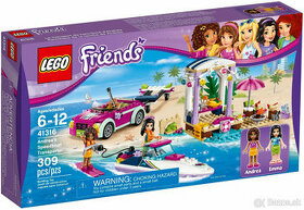 lego Friends 41316  Andrea's Speedboat Transporter - nové - 1