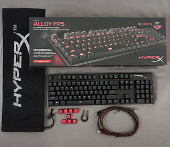 Predám Mechanickú klávesnicu HyperX Alloy FPS Cherry MX Red