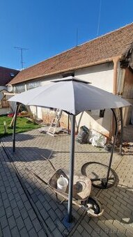 Záhradný prístrešok SANKT HANS Š3xD3xV2,65 m sivá