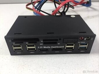 Multifunkčný 5.25" predný panel pre stolné počítače