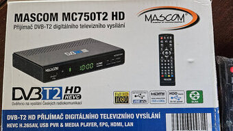 DVB-T2 PRIJÍMAČ MASCOM MC750T2 HD
