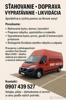 Doprava a sťahovanie