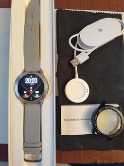 Smart hodiny xiomi watsch S3 strieborné