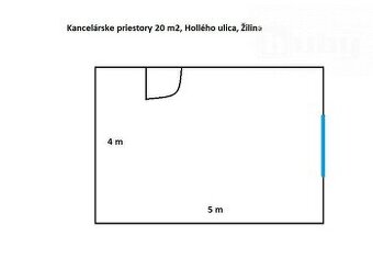 Prenájom kancelárie 20 m2, Žilina