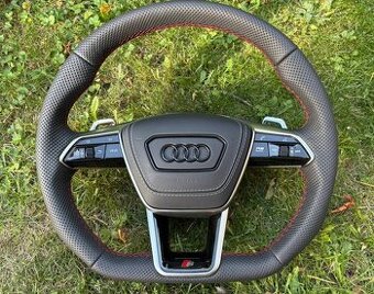 AUDI A6 A7 4K A8 D5 E-TRON SPORTOVY VOLANT - vyhrievany