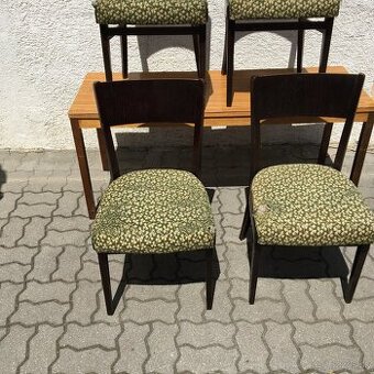 Retro stolicky drevene UP Zavody vidiecke 4ks