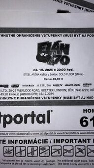 Vstupenka-Elan-Košice