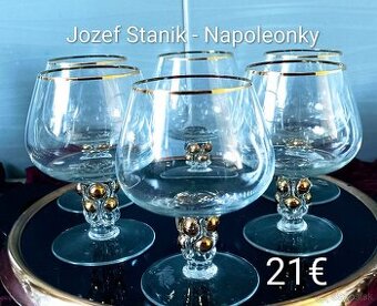 Poháre  - Zlatý Jano , krištáľovú