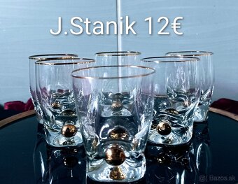 Poháre  - Zlatý Jano , krištáľovú