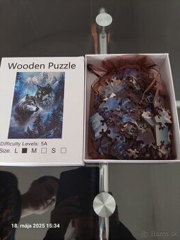 Wooden puzzle  vlci