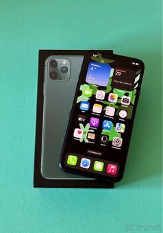 Apple iPhone 11 Pro Max, Midnight Green, 64GB TOP STAV