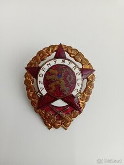 Odznak vzorny strelec