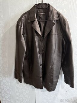 Pánsky kabát z pravej kože