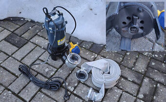 Kalové čerpadlo s rezným nožom