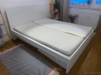Postel Ikea Malm 160x200 + matrac