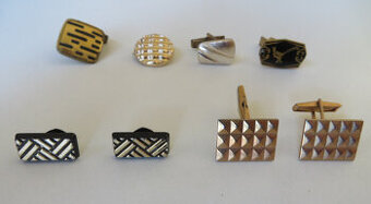 Manžetové gombíky – 2. polovica 20. storočia