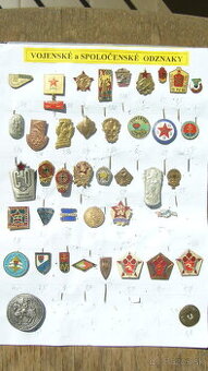 Vojenské a spoločenské odznaky