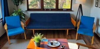 Retro gauč s kreslami