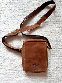 Kožená crossbody kabelka