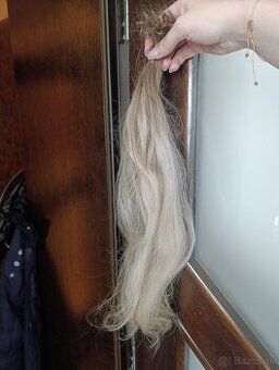 Predám živé vlásky ombré 60 cm, kapsulky