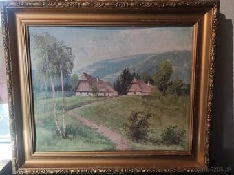 obraz, krajinomalba ...signovany