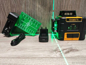 Pozičný laser 3 x 360 Green Line s USB C,IP54 vodotesný