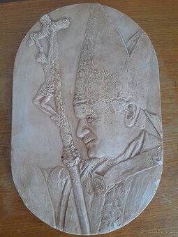 Keramicka plaketa Ján Pavol II.