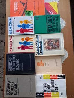 Predám slovníky a učebnice - nemecký jazyk